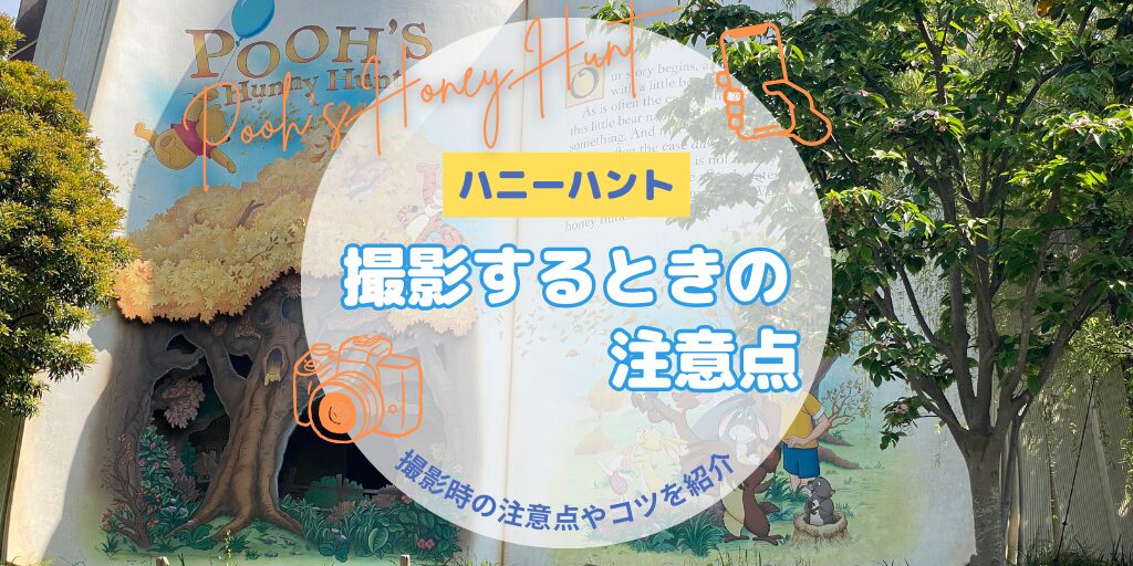 プーさんのハニーハントで撮影するときの注意点